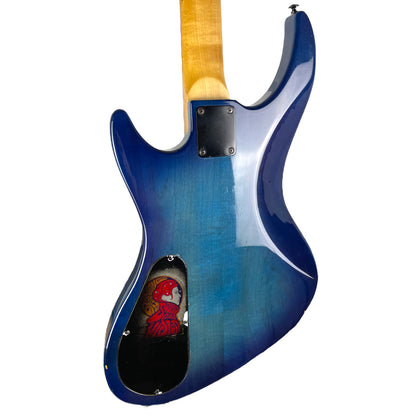 Guild Pilot Longscale Bass SB-604 1980s - Trans Blue