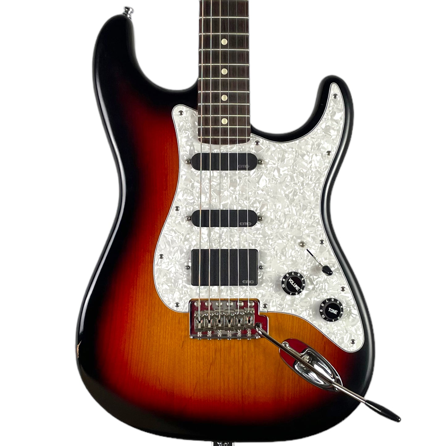 Fender American Highway One Stratocaster 2009 - Satin Sunburst EMG