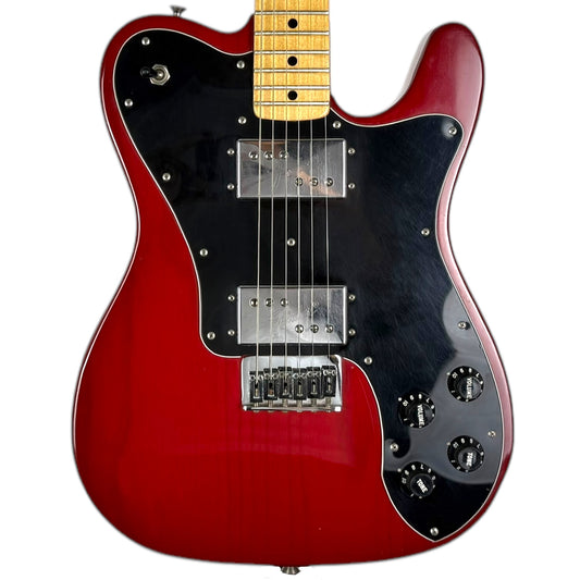 Fender Telecaster Deluxe 1978 - Transparent Red - Herbie Gastellum Neck