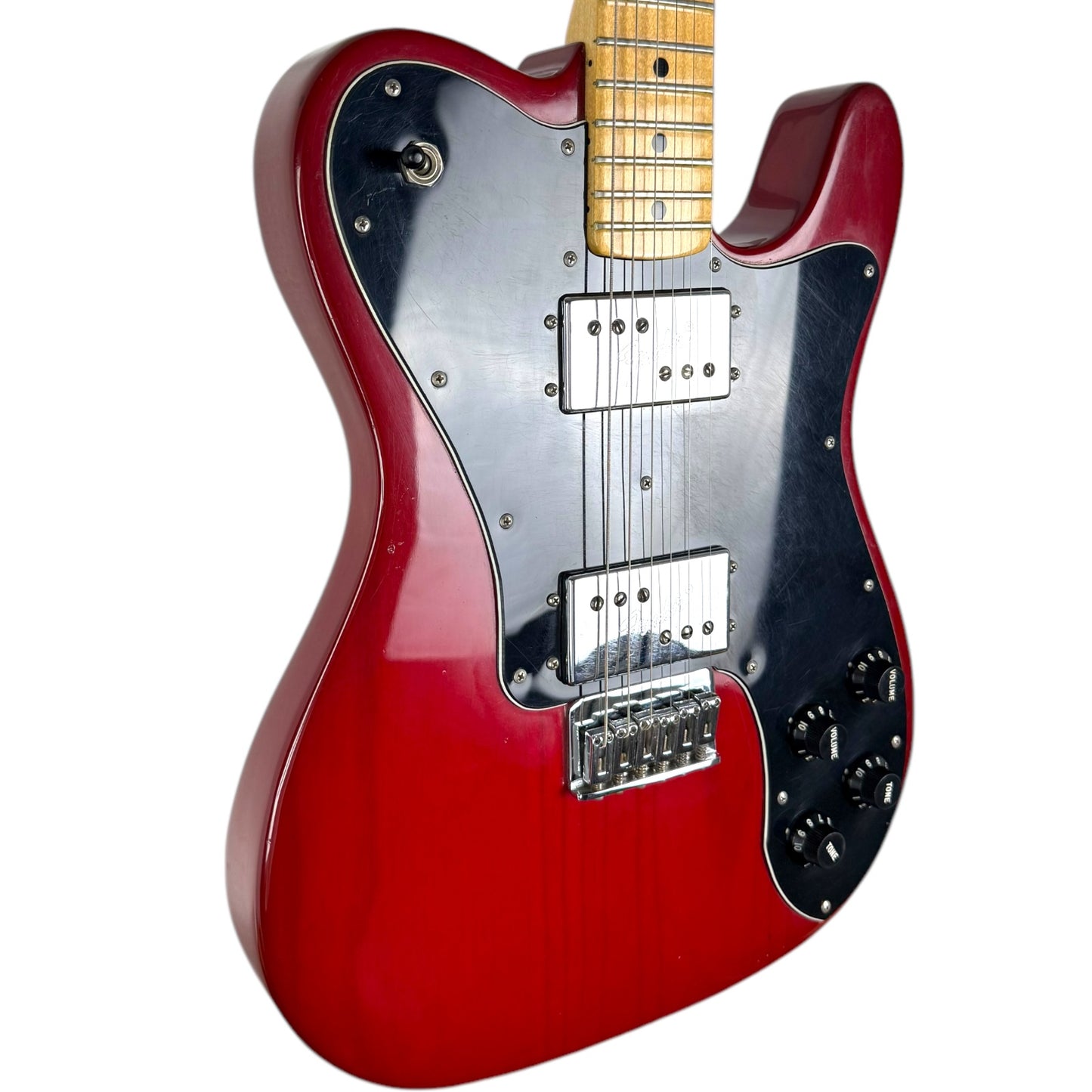 Fender Telecaster Deluxe 1978 - Transparent Red - Herbie Gastellum Neck