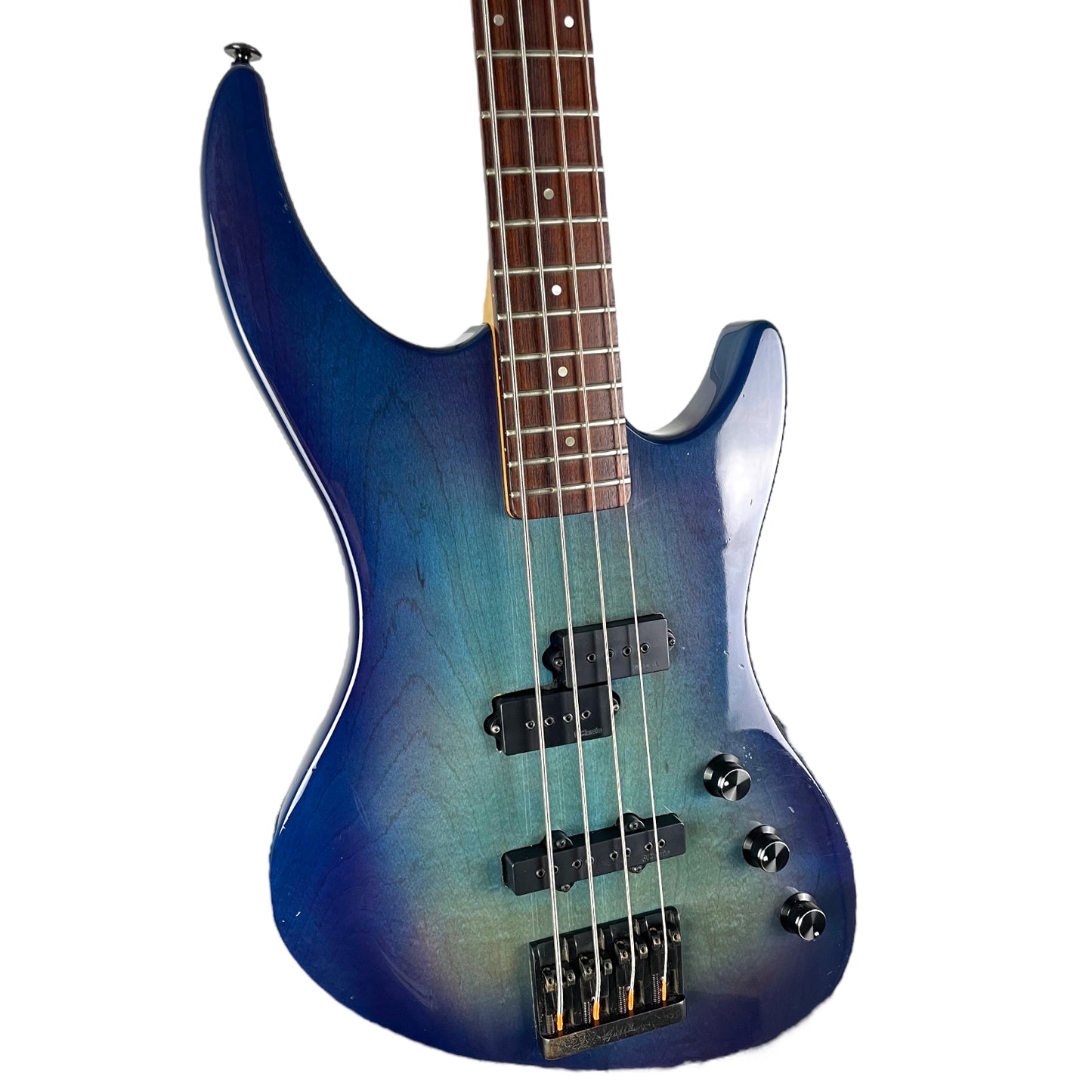 Guild Pilot Longscale Bass SB-604 1980s - Trans Blue