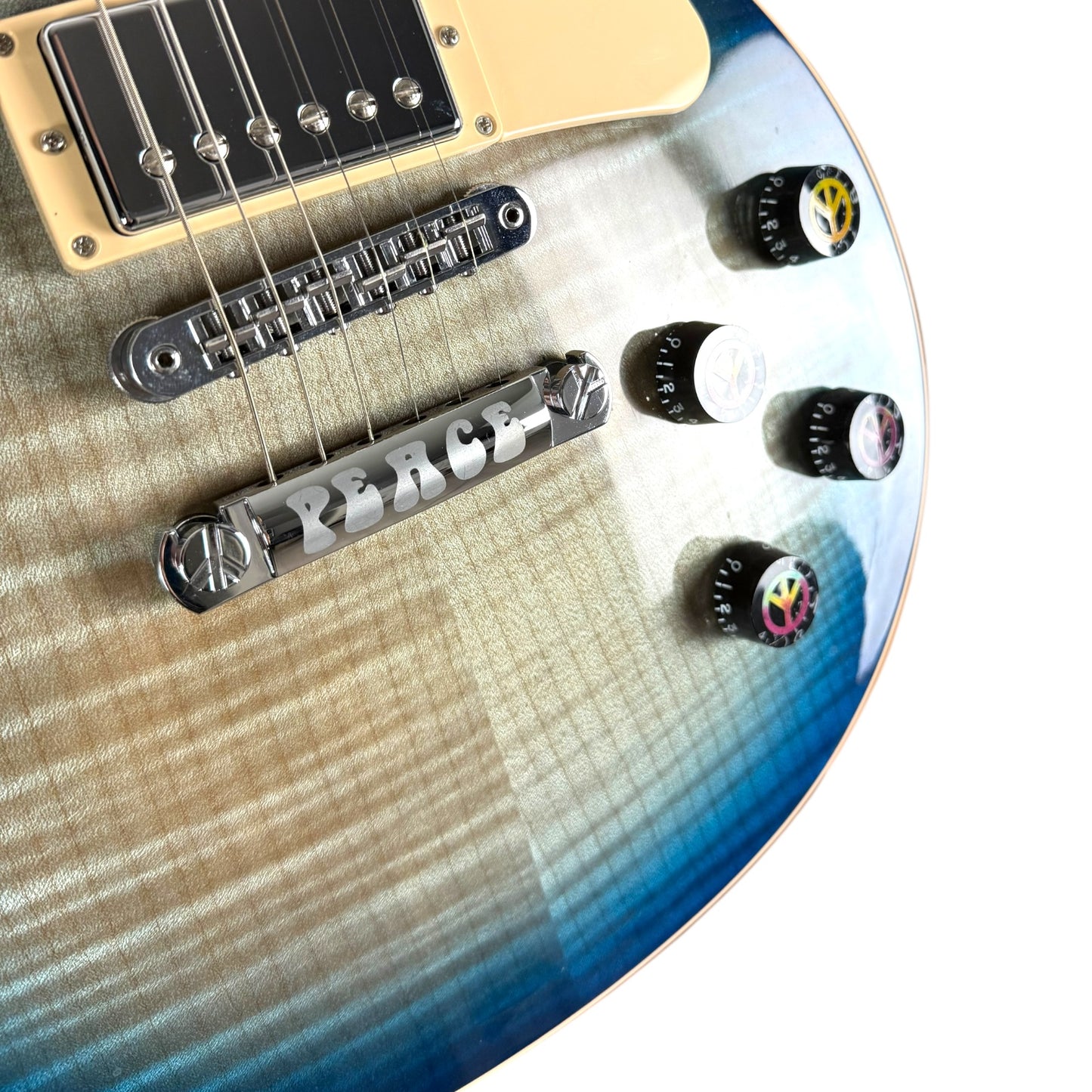 Gibson Les Paul Standard Peace 2014 - Tranquility Blue Burst