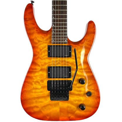 Jackson SLATXMGQ3-6 Soloist 2012 - Transparent Amber Sunburst