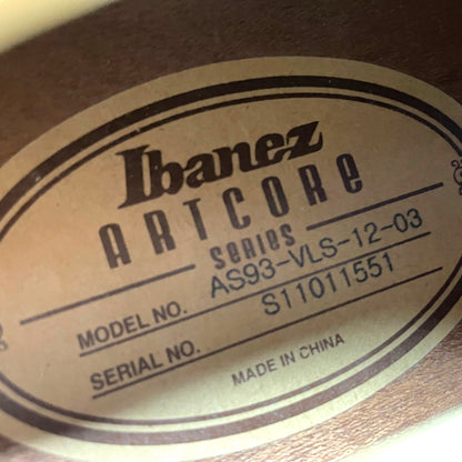 Ibanez Artcore AS93-VLS