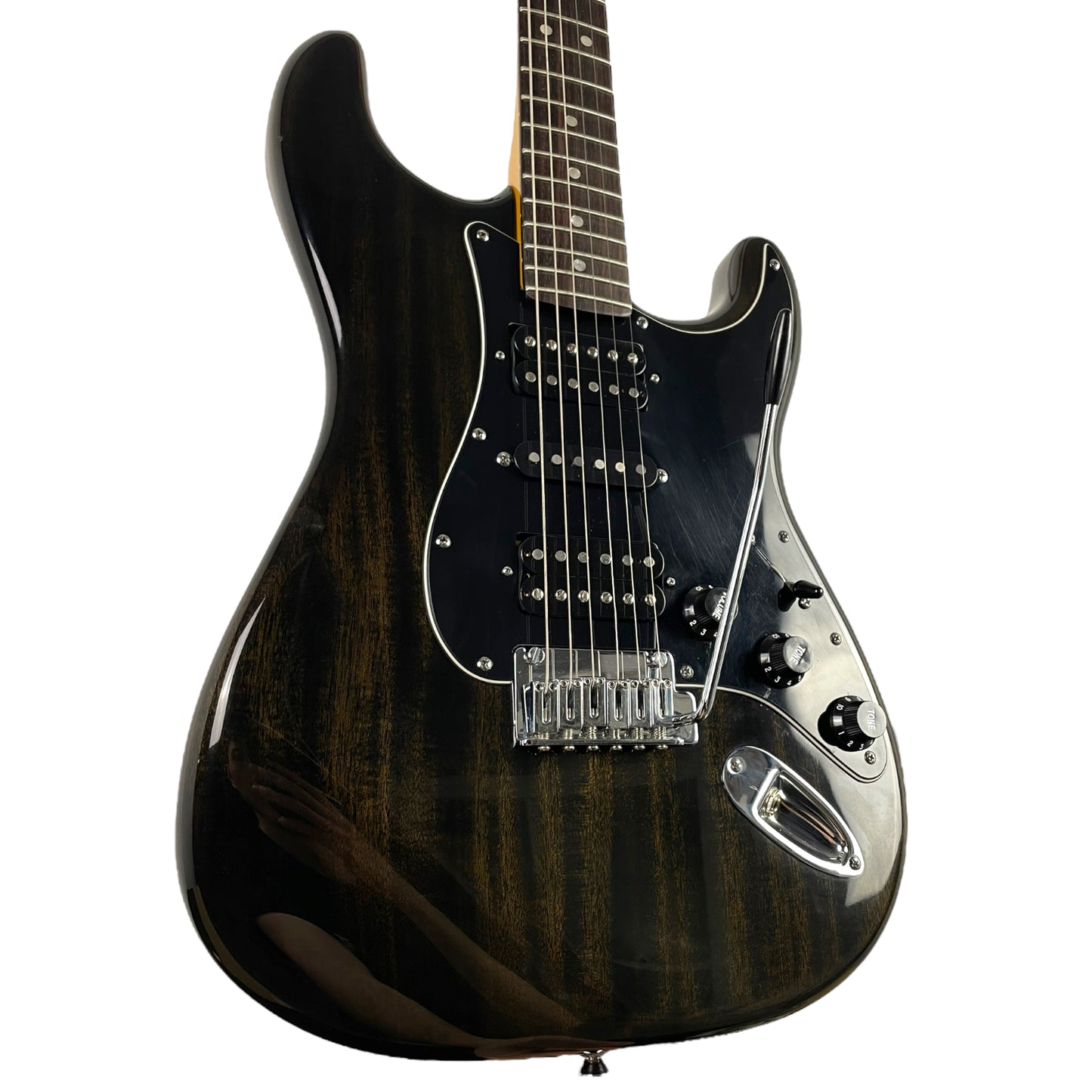 Fender Modern Player Stratocaster HSH 2013 - Charcoal Transparent