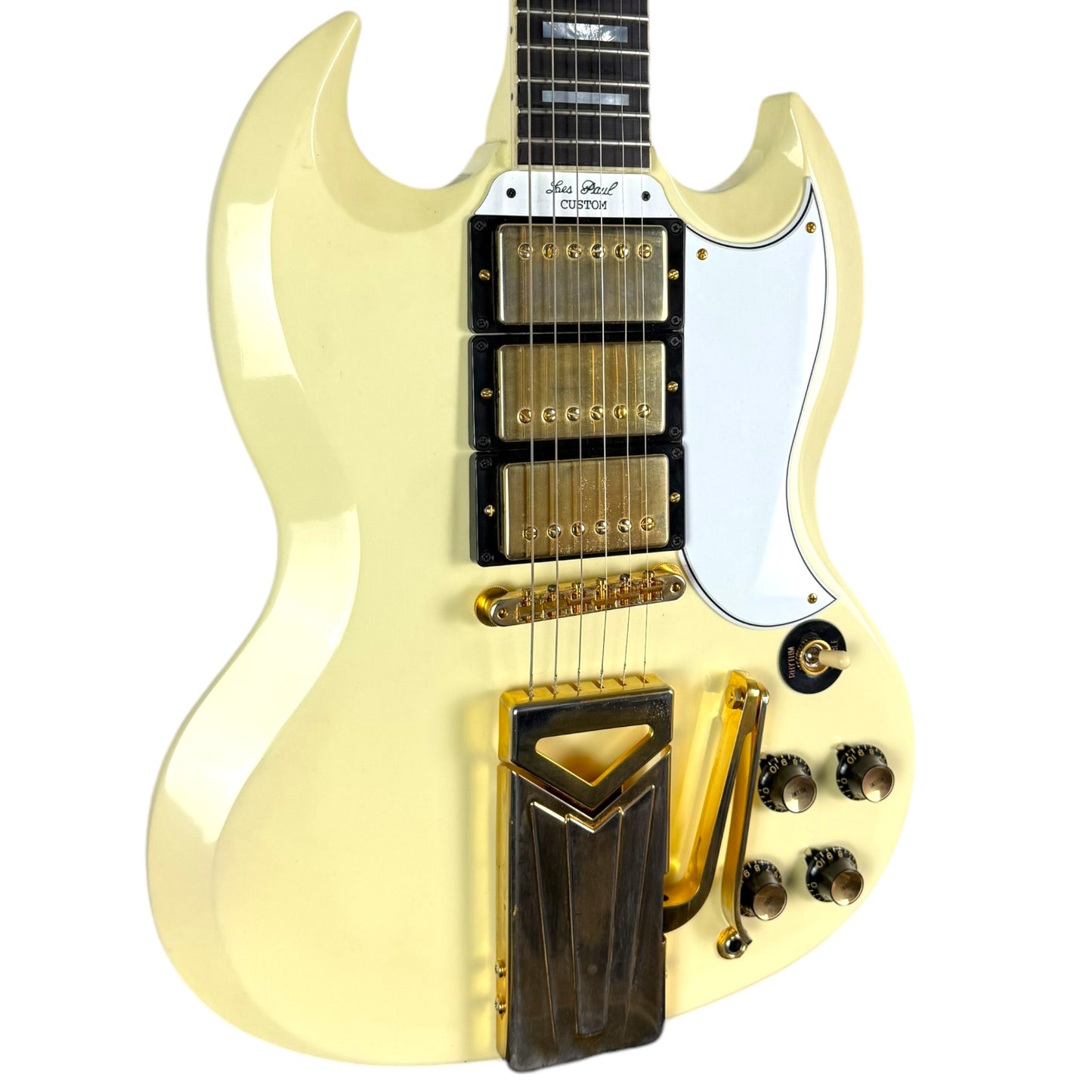 Gibson 60e anniversaire 1961 SG Custom VOS - Blanc classique