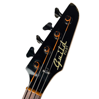 Guild Pilot Longscale Bass SB-604 1980s - Trans Blue