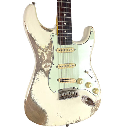 Fender American Standard Stratocaster - Olympic White Relic Look