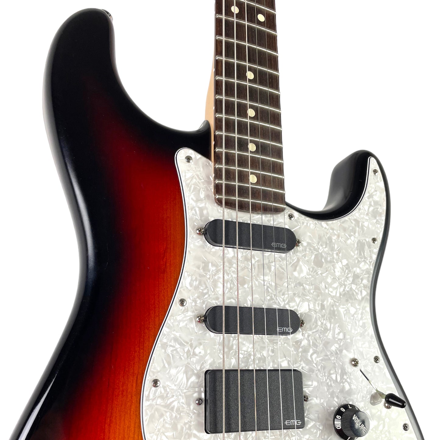 Fender American Highway One Stratocaster 2009 - Satin Sunburst EMG