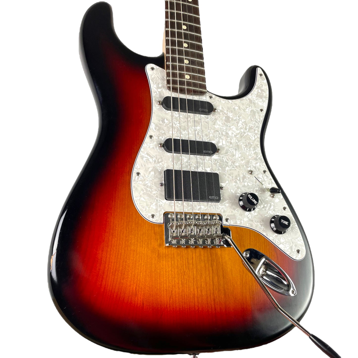 Fender American Highway One Stratocaster 2009 - Satin Sunburst EMG