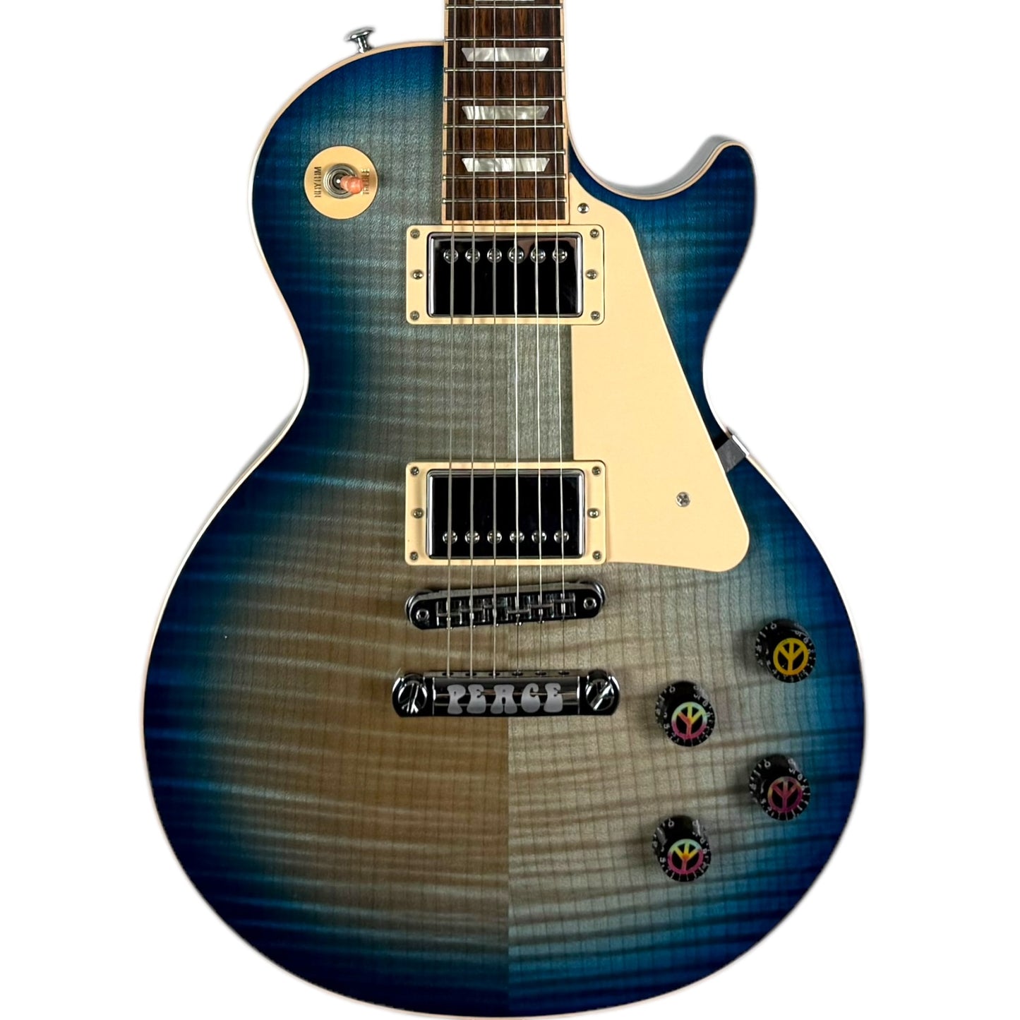 Gibson Les Paul Standard Peace 2014 - Tranquility Blue Burst