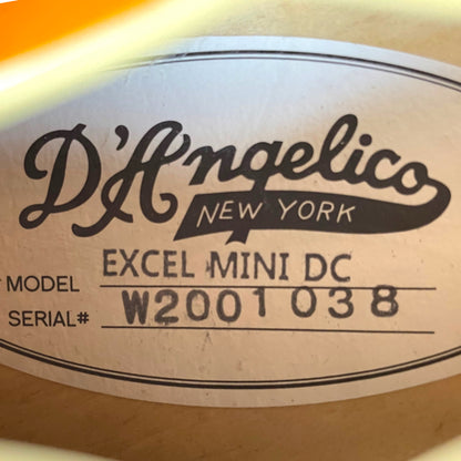 D'Angelico Excel Mini DC 2020 - Vintage Natural