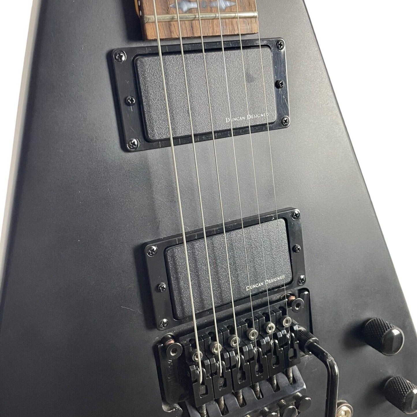 Schecter V-1 Custom FR 2009 matte black 