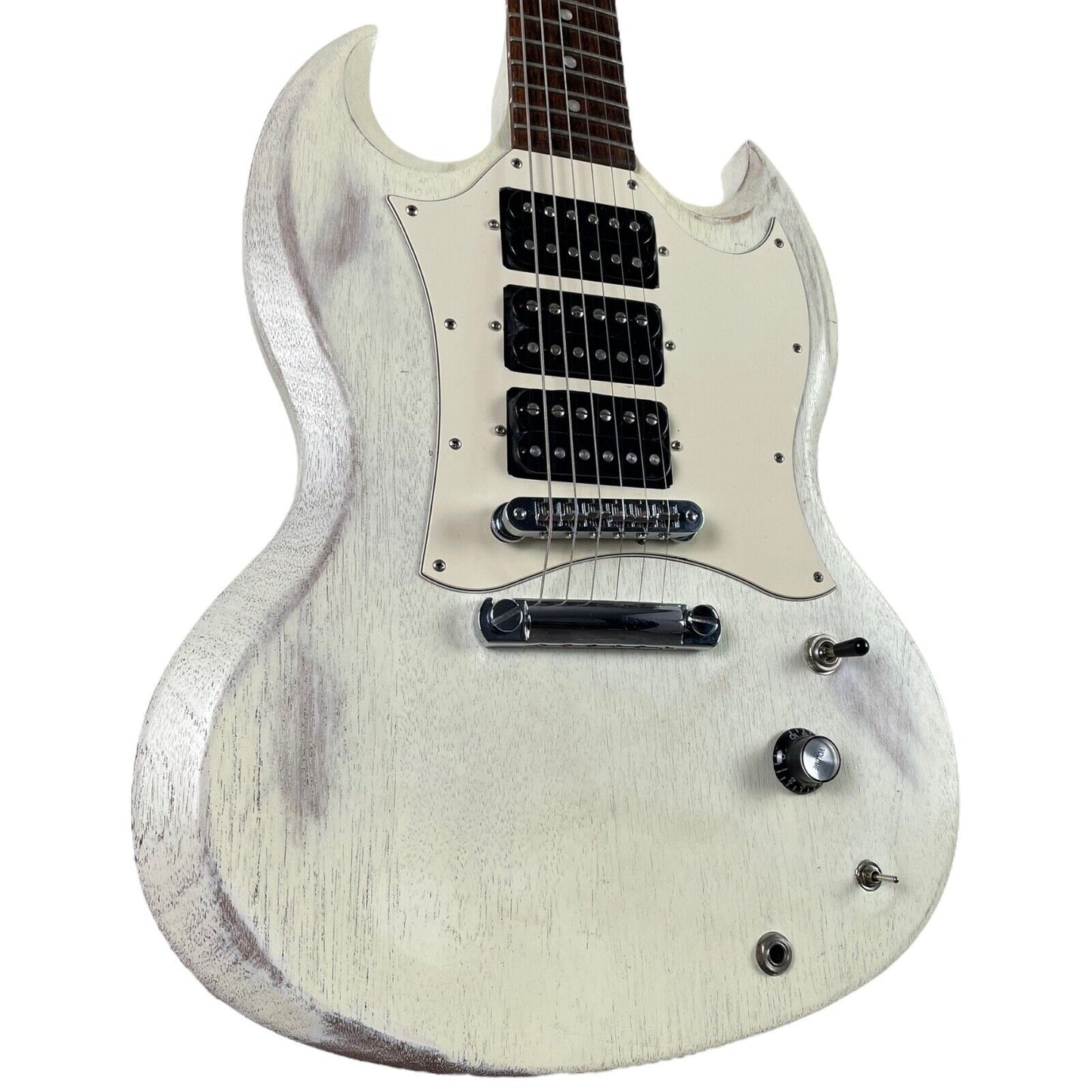 Gibson SG Special 3 Pickup 2007 - Blanc usé délavé